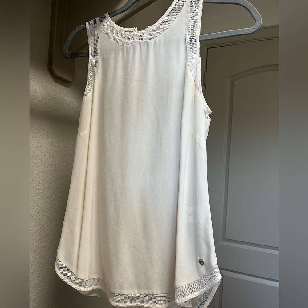Marie Oliver tank top, XS Mesh trim
